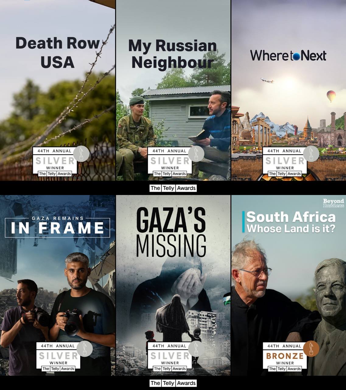 TRT — Telly Awards 2026 Silver and Bronze Winners